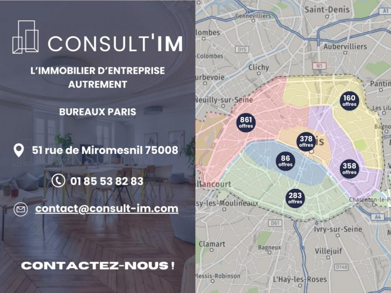 Location Bureau Paris 8ème