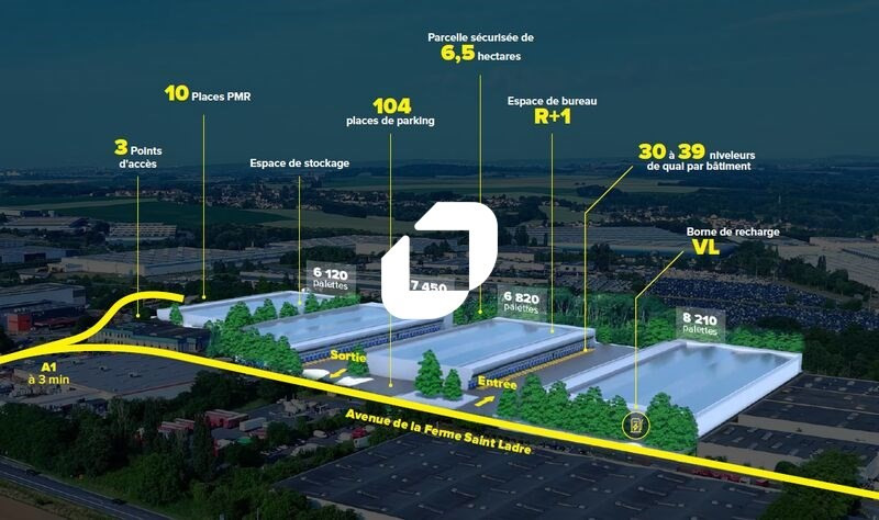 Location Local d'activités / Entrepôt Saint-Witz