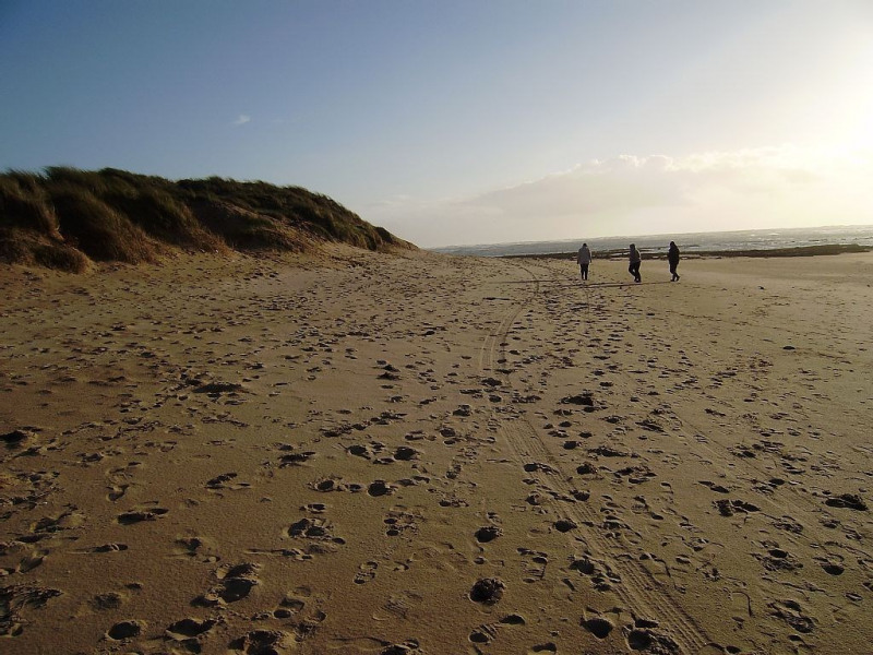 Plage des sables Vigniers l'hivers