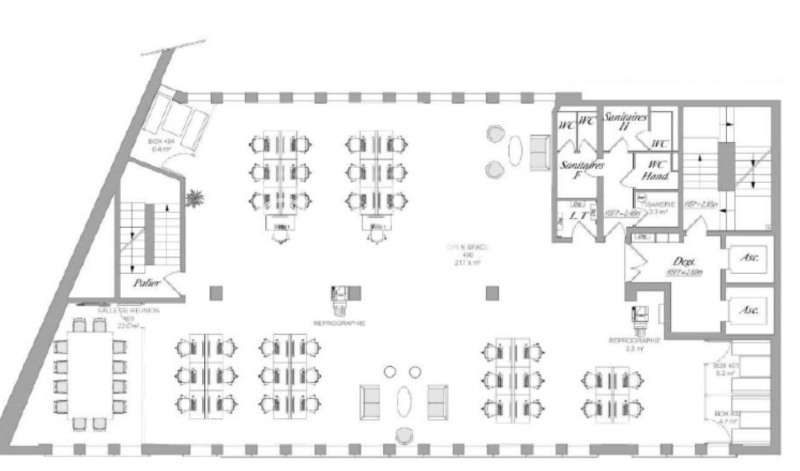 Location Bureau équipé Paris 17ème