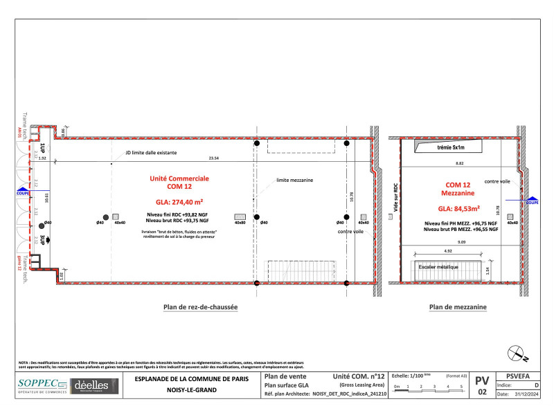 Location Local commercial Noisy-le-Grand