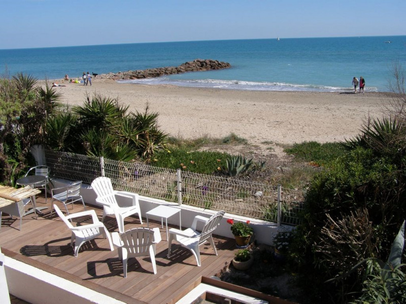 Terrasse en bord de plage