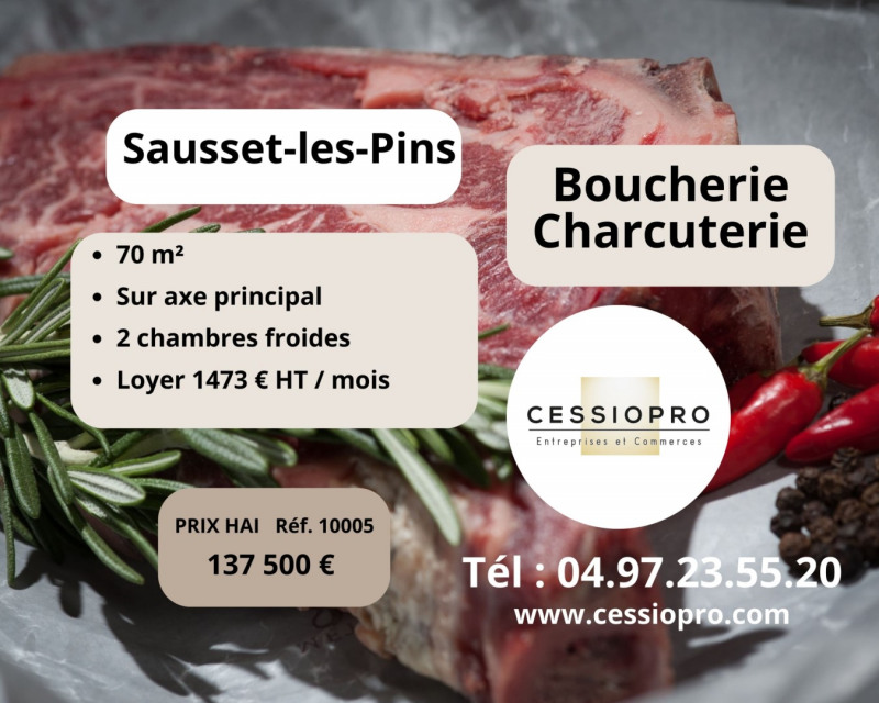 Fonds de Commerce Boucherie - Charcuterie Sausset-les-Pins