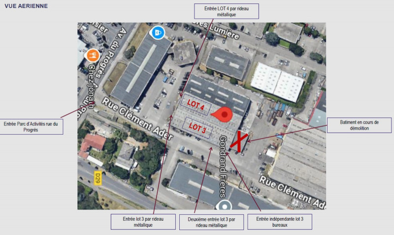 Location Local d'activités / Entrepôt Chassieu