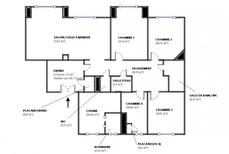Luxury apartment for sale in the district Prince–Marmottan