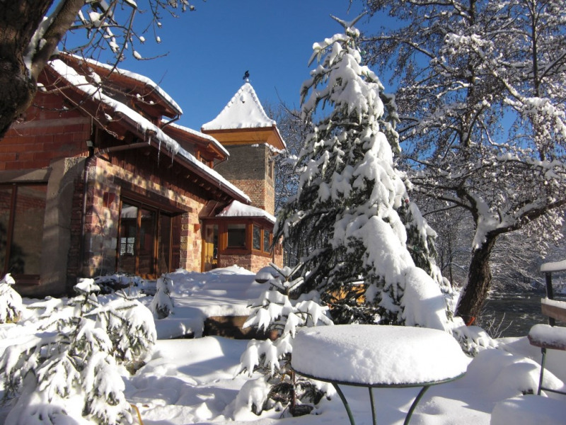 Neige sur le site
