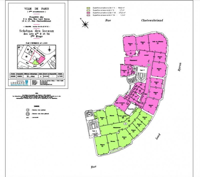 Vente Bureau Paris 8ème