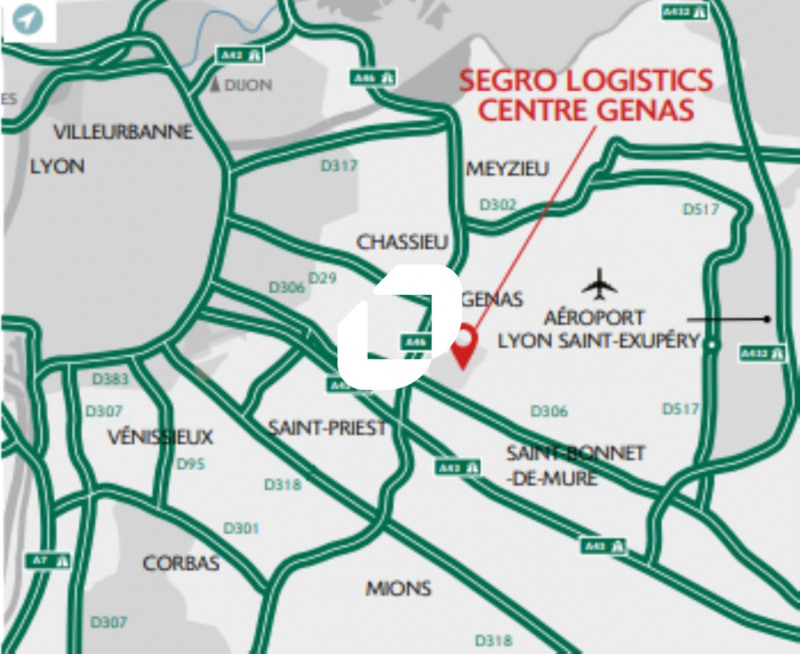 Location Local d'activités / Entrepôt Genas