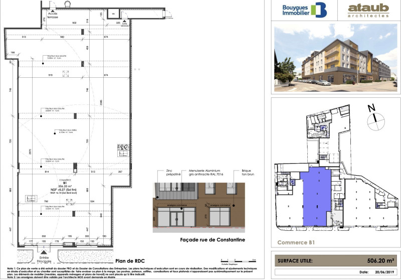 Local commercial à vendre Rouen (76) Coteaux OuestPasteur de 787 m²