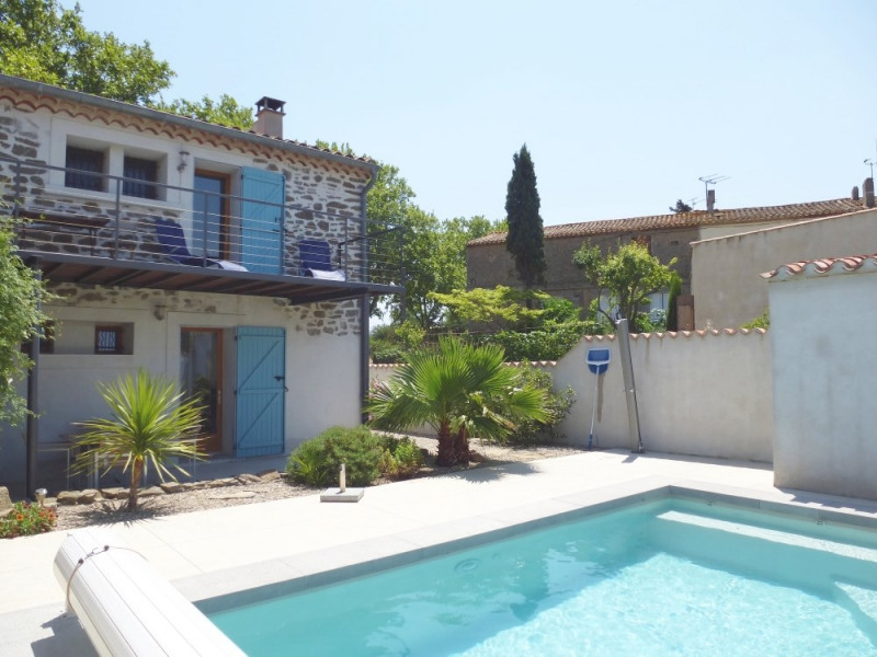 Piscine et maison