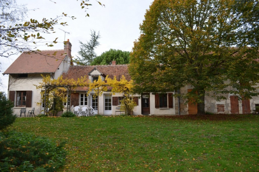 La maison vue à partir du jardin