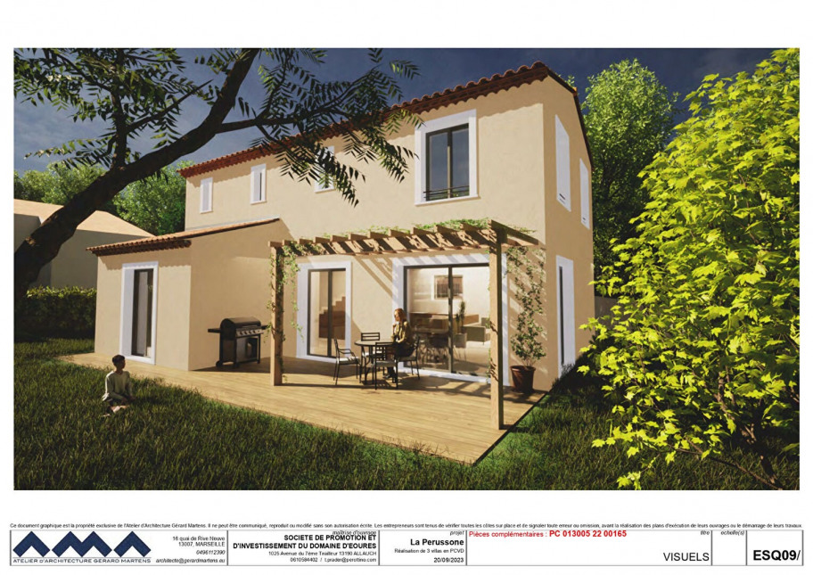 Program neuf Maison idéalement située à Aubagne, quartier de la Pérussonne. - Aubagne