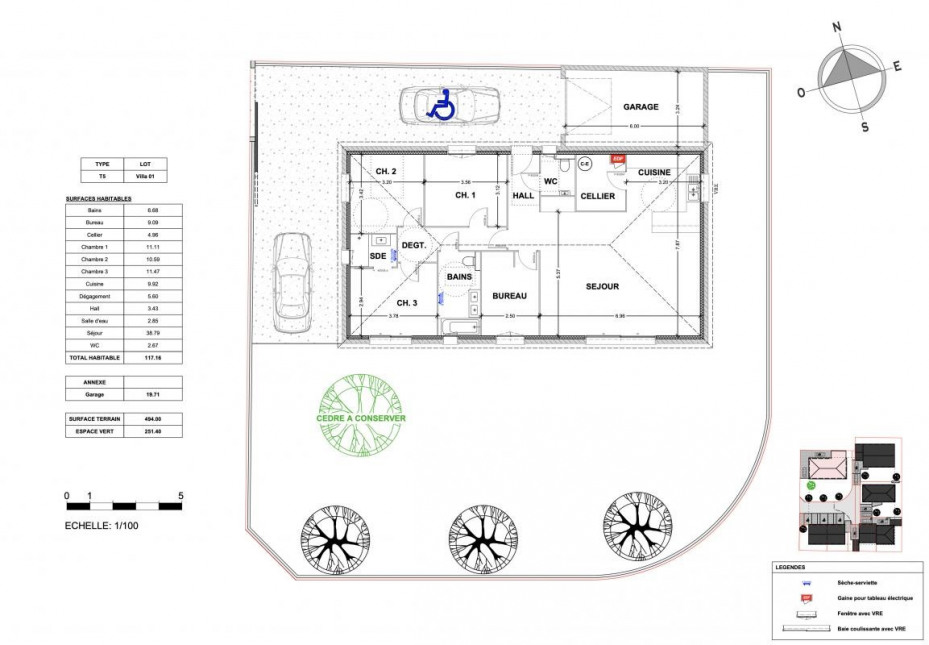 Program neuf Villa de 117m2 avec terrain spacieux - Saint-Cannat