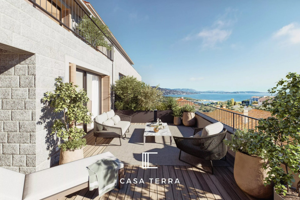 Program neuf LE TROUBADOUR - Appartements du 2 pièces au 4 pièces avec vue me - Porto-Vecchio